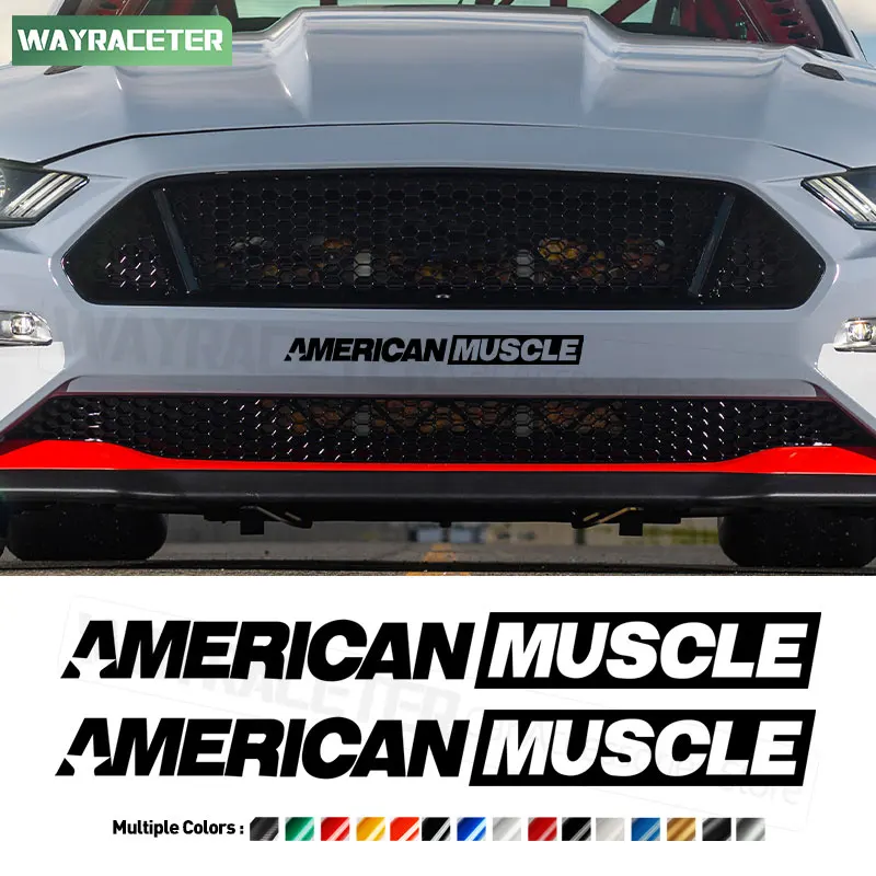 Матовая черная американская наклейка на багажник передний бампер автомобиля для