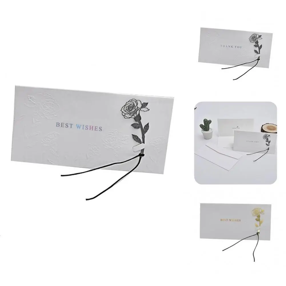 

1 Set Invitation Card Good Romantic Multipurpose Anniversary Festival Thank You Cards for Club Blessing Card Greeting Card