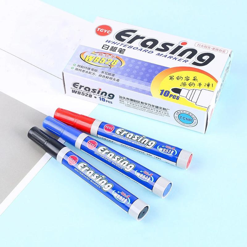 

3 Colors Quick Drying Erase Whiteboard Marker Blackboard Pens Erasable Chalk Pen White Board Markers Office School Stationery