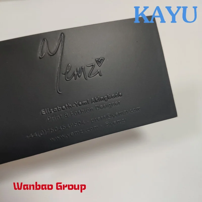 Рисунок 5 - Визитная карточка с тиснением/тиснением