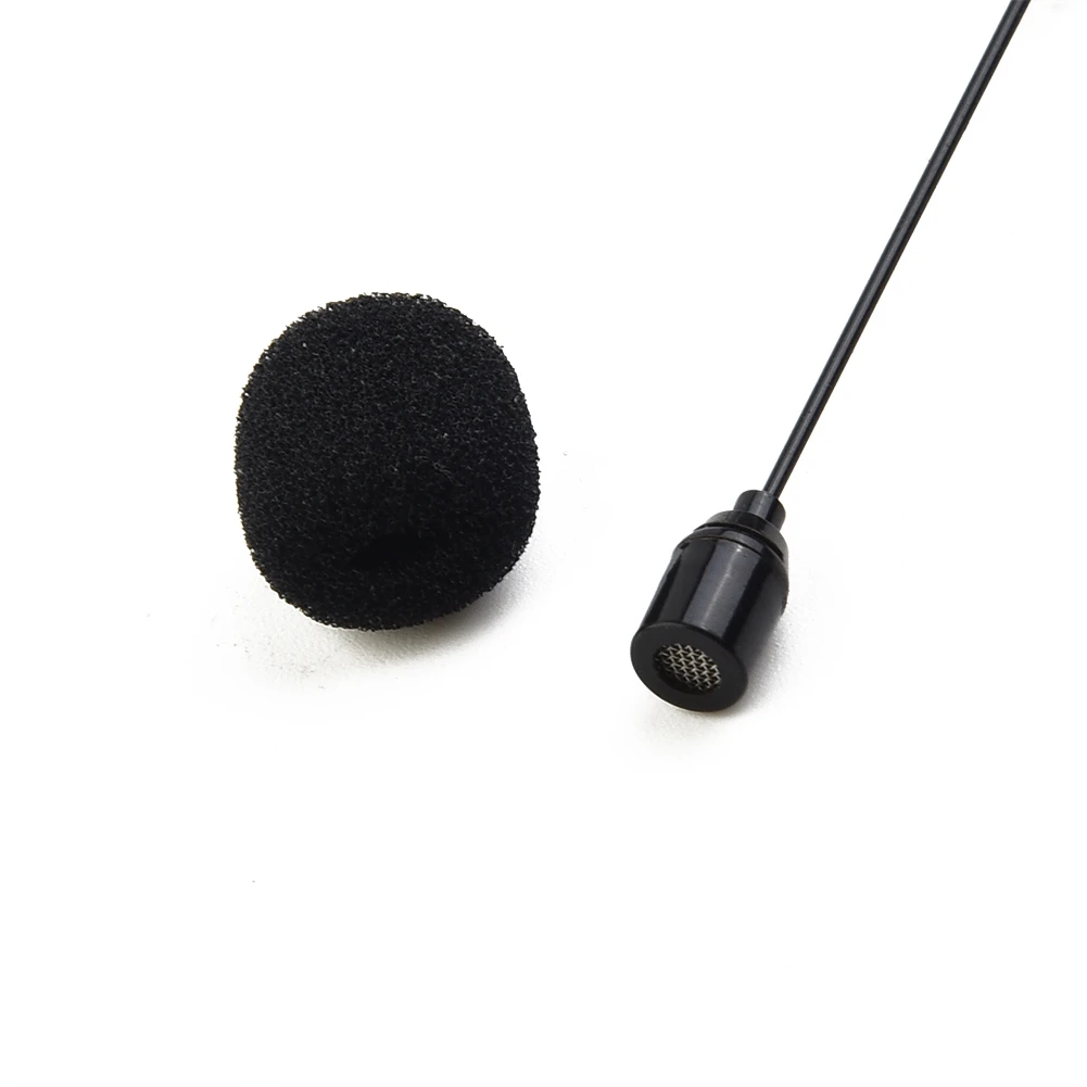 3.5MM Single Earhook Headset Microphone For Amplifier Teaching Meeting Black Portable Head-mounted Headset Microphone