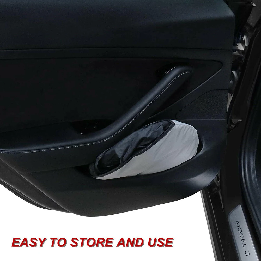 

High Quality Car Sunshade Front Windshield Reflects Heat Reflects Sunlight With Metal Frame