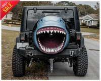 shark baby shark shark spare tire cover funny gifts funny shark gift for mom car accessories spare tire cover