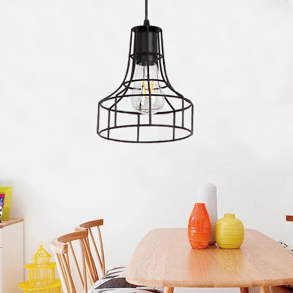 

E27 Pendant Light Vintage With Pull Cord Easy Install Replaceable Bulb Solar Powered Landscape Barn Shed Indoor Lighting
