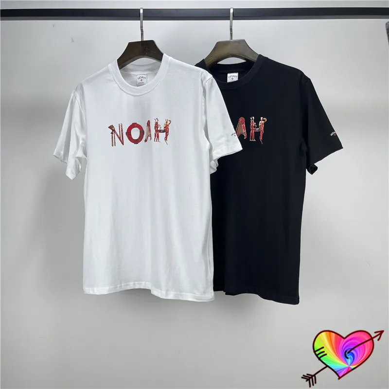 

Футболка Мужская/женская с принтом Ноя, тенниска из хлопка с короткими рукавами, с рисунком красного цвета, 2022ss, 1:1