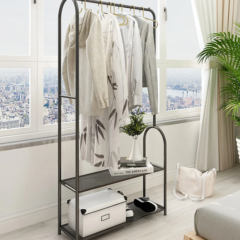 

Display Shoe Clothing Rack Stand Rail Coat Stand Nordic Boutique Clothing Rack Bedroom Wandgarderobe Library Furniture WWH36YH