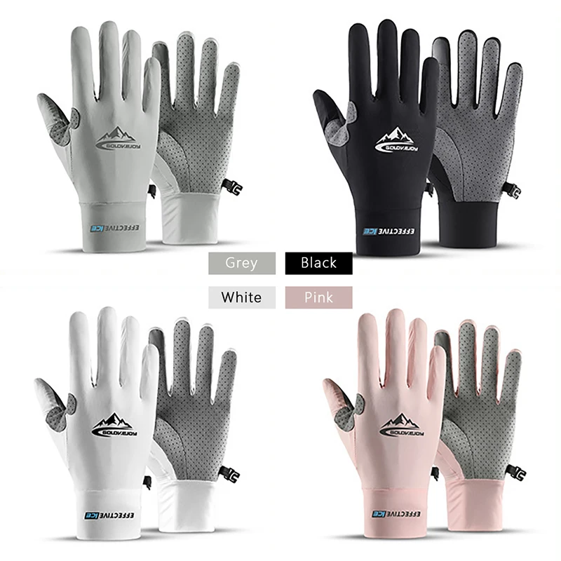 

Sweat-absorbent Breathable Ice Silk Cold Feel Thin Gloves