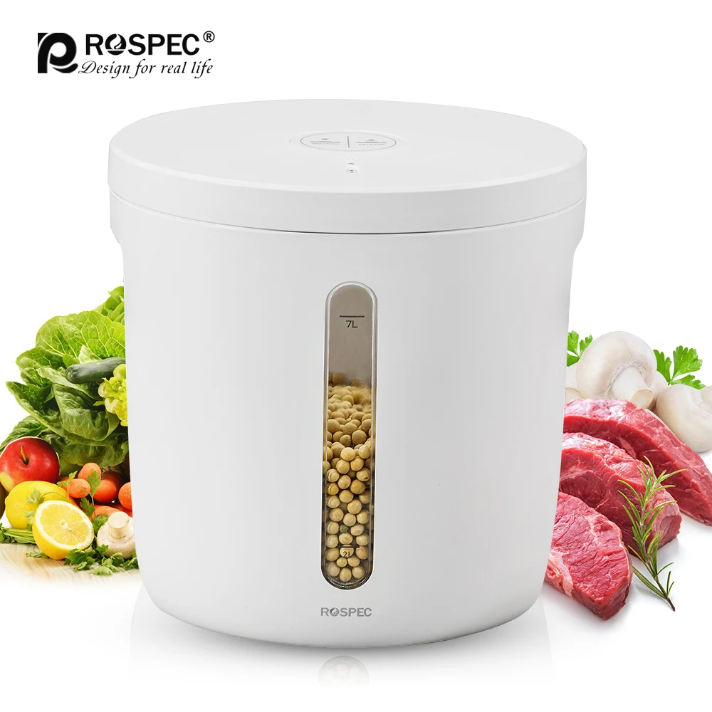 

Rospec 7L Electric Vacuum Storage Box USB Portable Wireless Rechargeable Intelligent Container for Food Grain Preservation