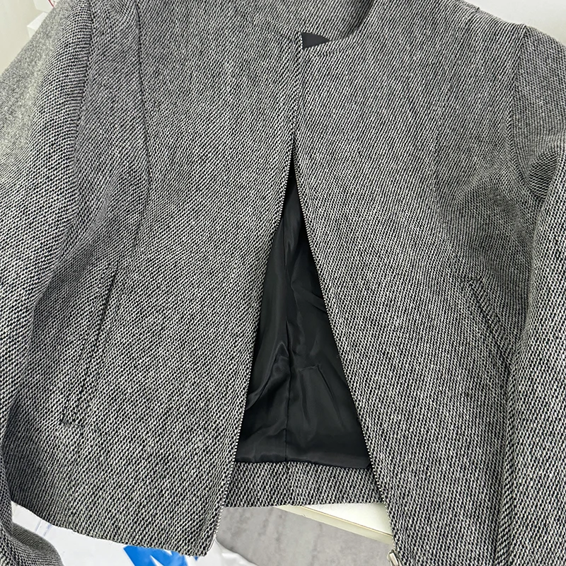 Высококачественное двухслойное кашемировое утолщенное пальто Bomon осень 2024 новая