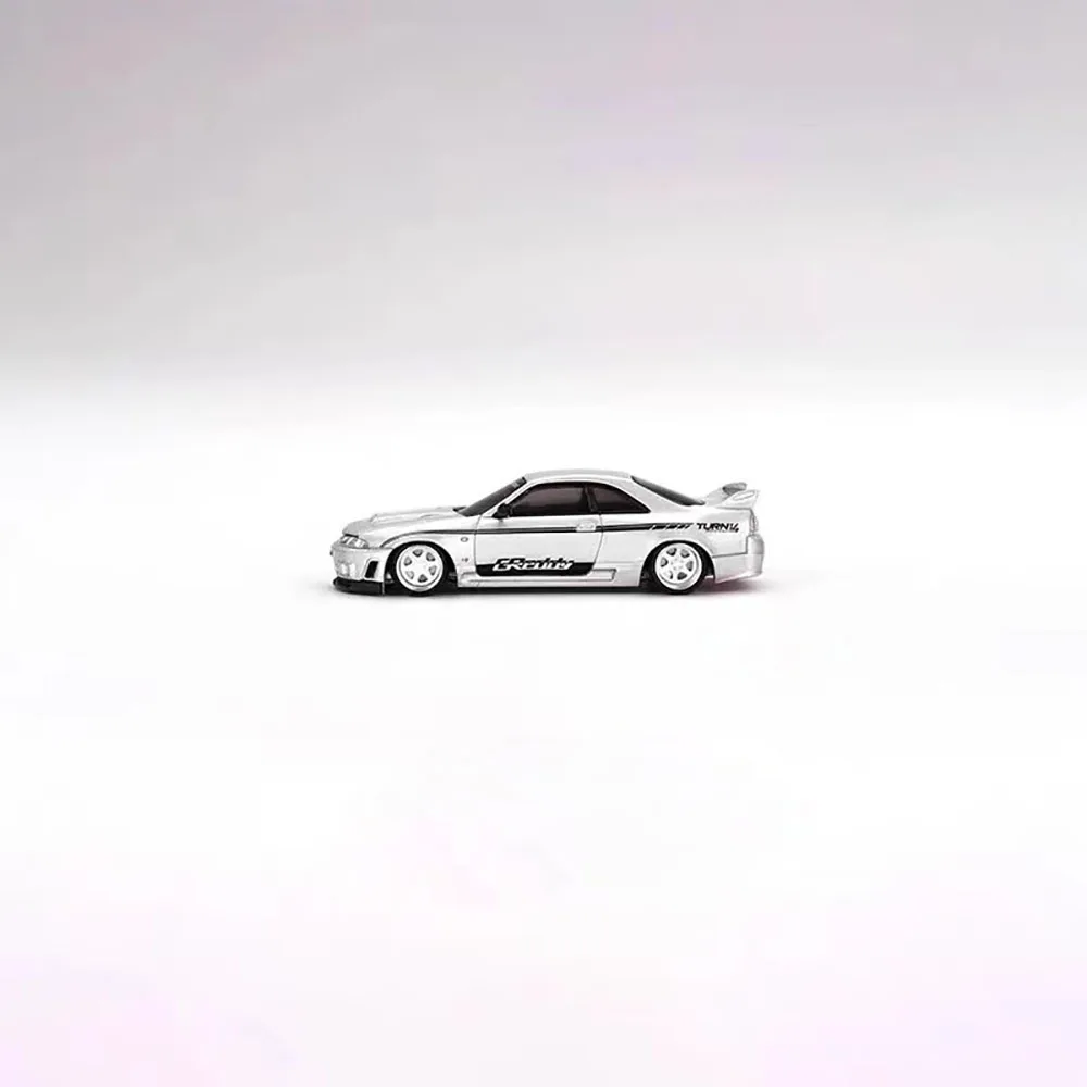 Литая под давлением модель автомобиля Kaido + MINIGT KH GTR (R33) из сплава KHMG097 масштаб 1:64