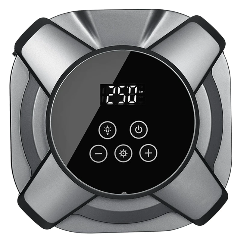 

Автомобильный воздушный насос, умный портативный насос с цифровым дисплеем, 25 цилиндров, с сенсорным ЖК-экраном