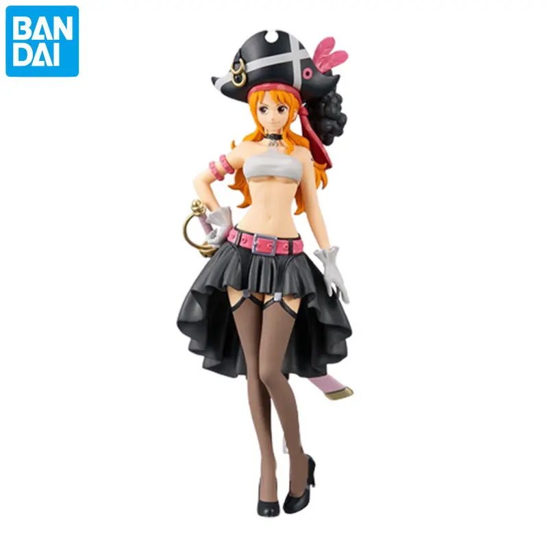 

Bandai One Piece Nami RED DXF Theater Edition Great Route Vol.3 Original Action Figure Collectible Model Toys for Boys