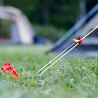 anti slip aluminium alloy outdoor adjustable tent wind rope buckle cord rope buckle windproof buckle tightening hook