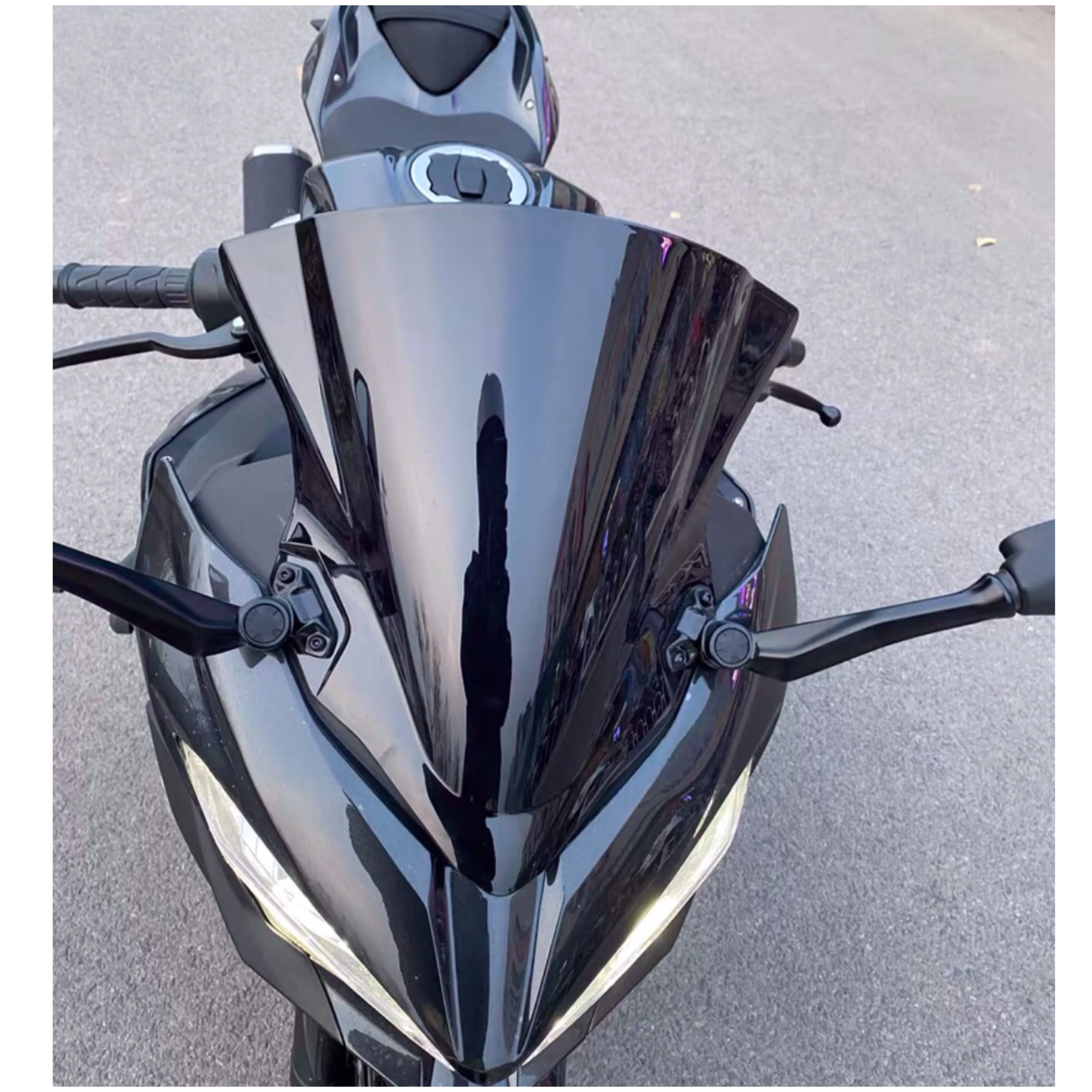 Ветровое стекло для мотоцикла Kawasaki Ninja400 Ninja 400 EX400 2018 2019 ветровое с двойными