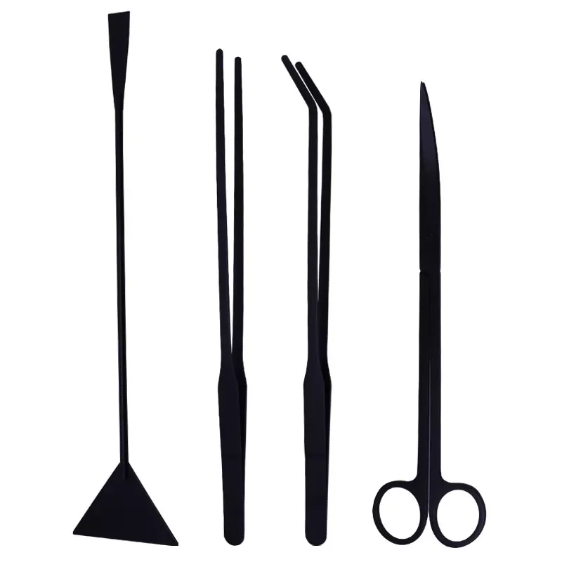 

Aquatic Plant Tweezers Scissors Spatula Tool Stainless Steel Aquarium Cleaner Tool Aquarium Tweezers Fish Tank Cleaning Tools