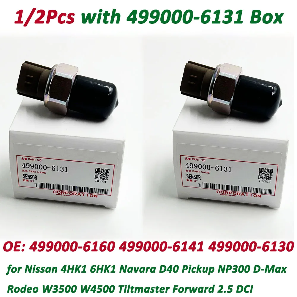 Датчик высокого давления на топливной рейке 1/2 шт. для Isuzu Holden 4HK1 6HK1 6UZ1 6WG1 Navara D40 NP300