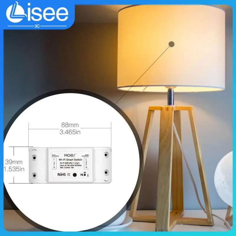 

Remote Control Diy Smart Switch Mini 16a Power Monitor Switch App Control Wireless Relay Module Smart Home Switch Tuya