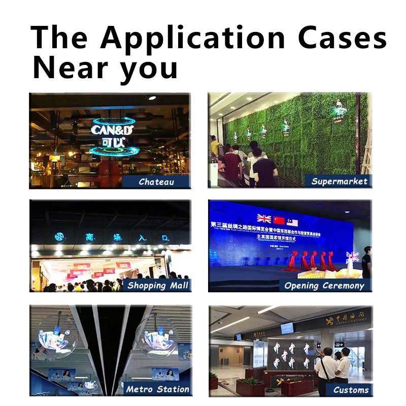 ACEVSN 3D Голограмма вентилятор 100 см 1600 элементов фотография 1024 поддержка Wi-Fi