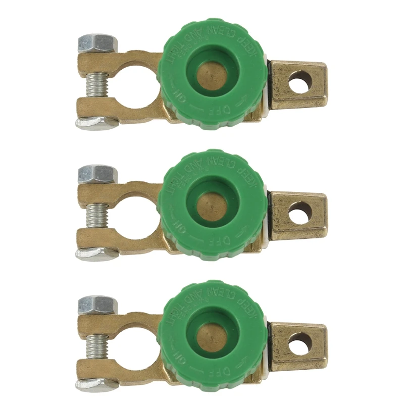 

Battery Kill Switch 6V-24V 125 Amp Battery Quick Disconnect Switch Cut Off for Car Truck (Type H 3Pcs)