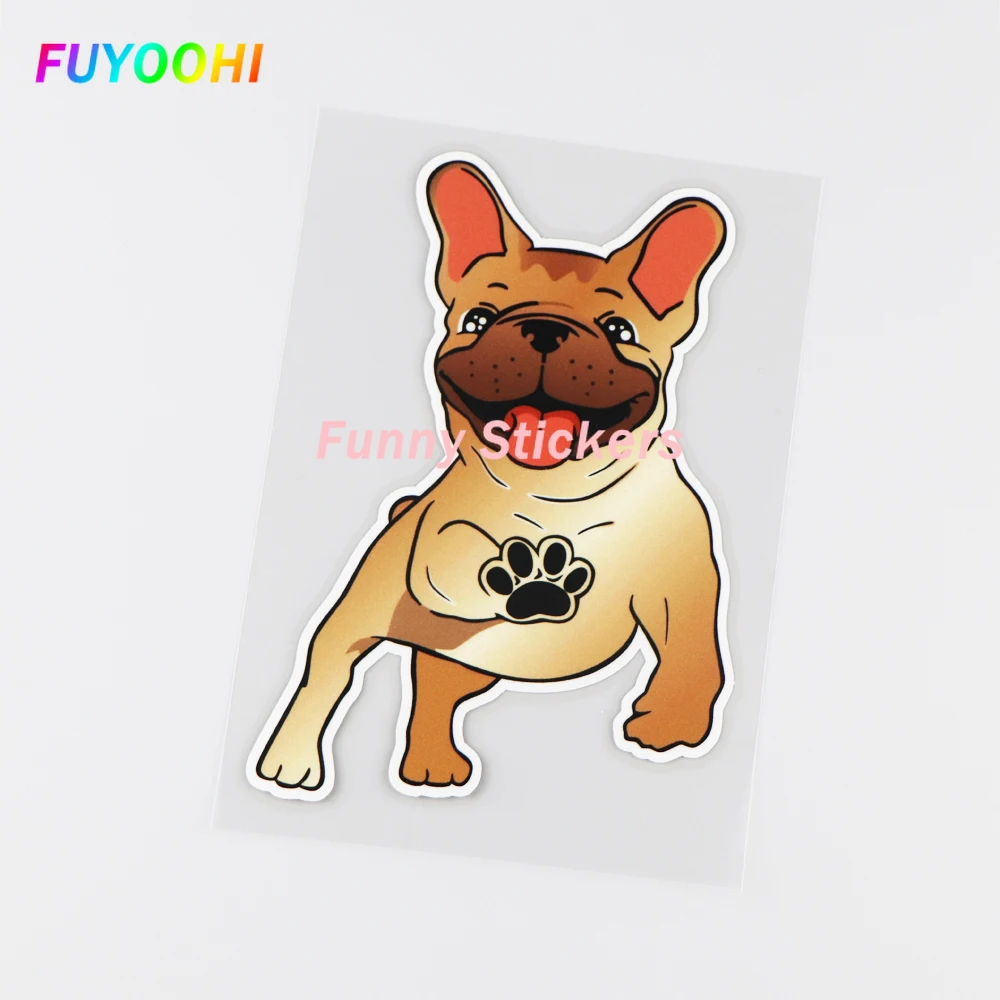 

FUYOOHI Exterior/Protection Funny Stickers Cartoon Animal Bulldog Vinyl Decal Car Sticker Art Fashion Decorate PVC Decals