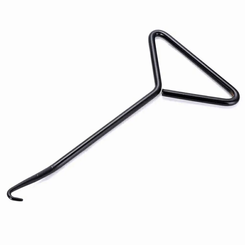 

Durable Spring Hook Exhaust Pipe Spring Steel T-handle Black Brake Drum