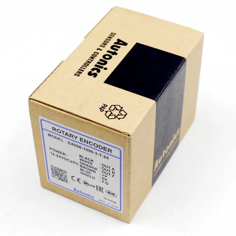 Фотоэлемент 6 мм односторонний вал DC 24 В 1000ppr оптический кодировщик 40