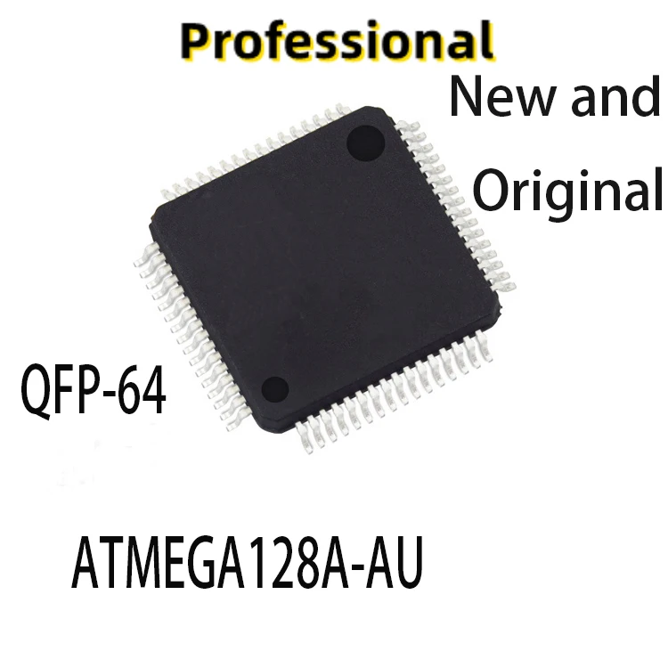 

10PCS New and Original ATMEGA128A AU QFP-64 ATMEGA128A-AU