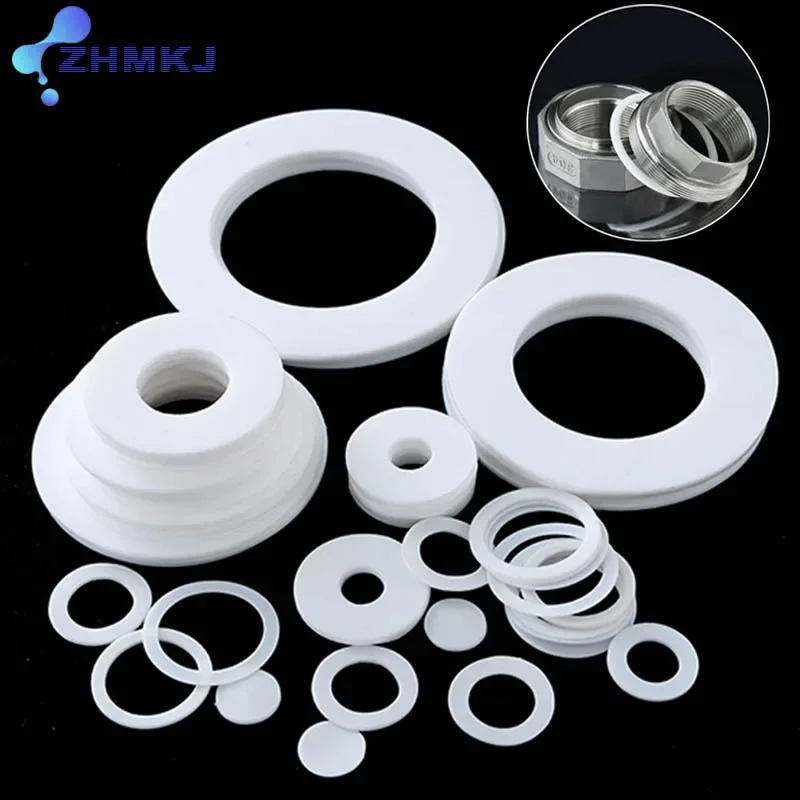 Плоская прокладка шайбы из ПТФЭ устойчивая к высоким и низким температурам