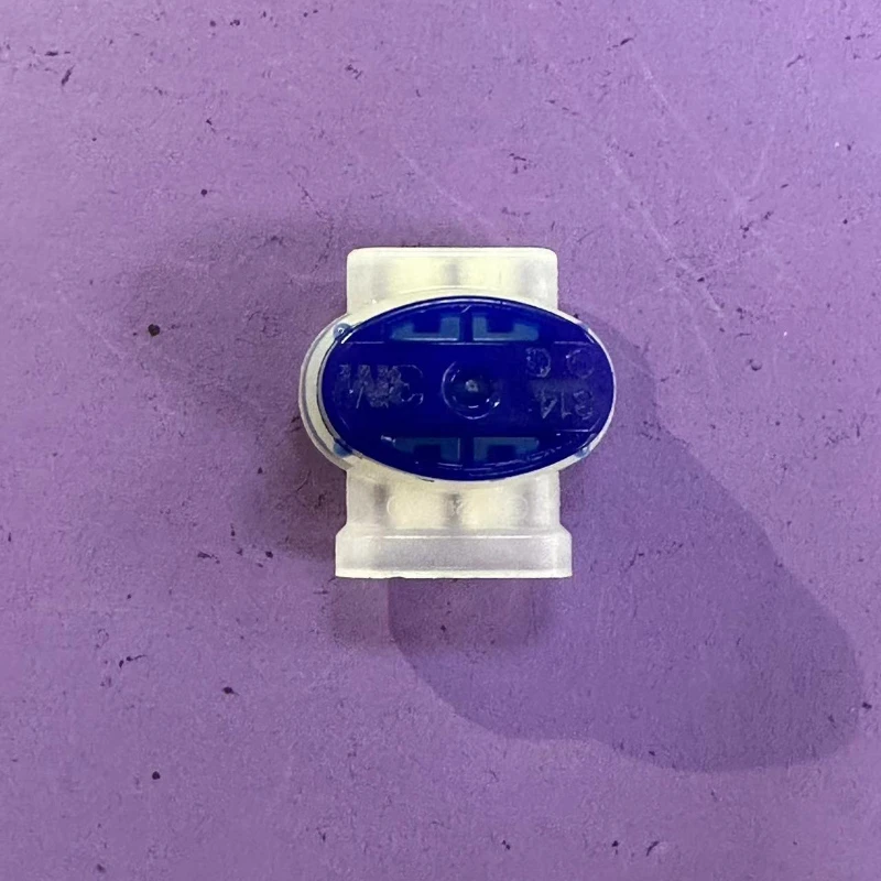 100 pcs Original 314 Scotchlok Self-Stripping Moisture Resistant, Electrical Pigtail Connectors for 22-14AWG wires 0.65-1.63