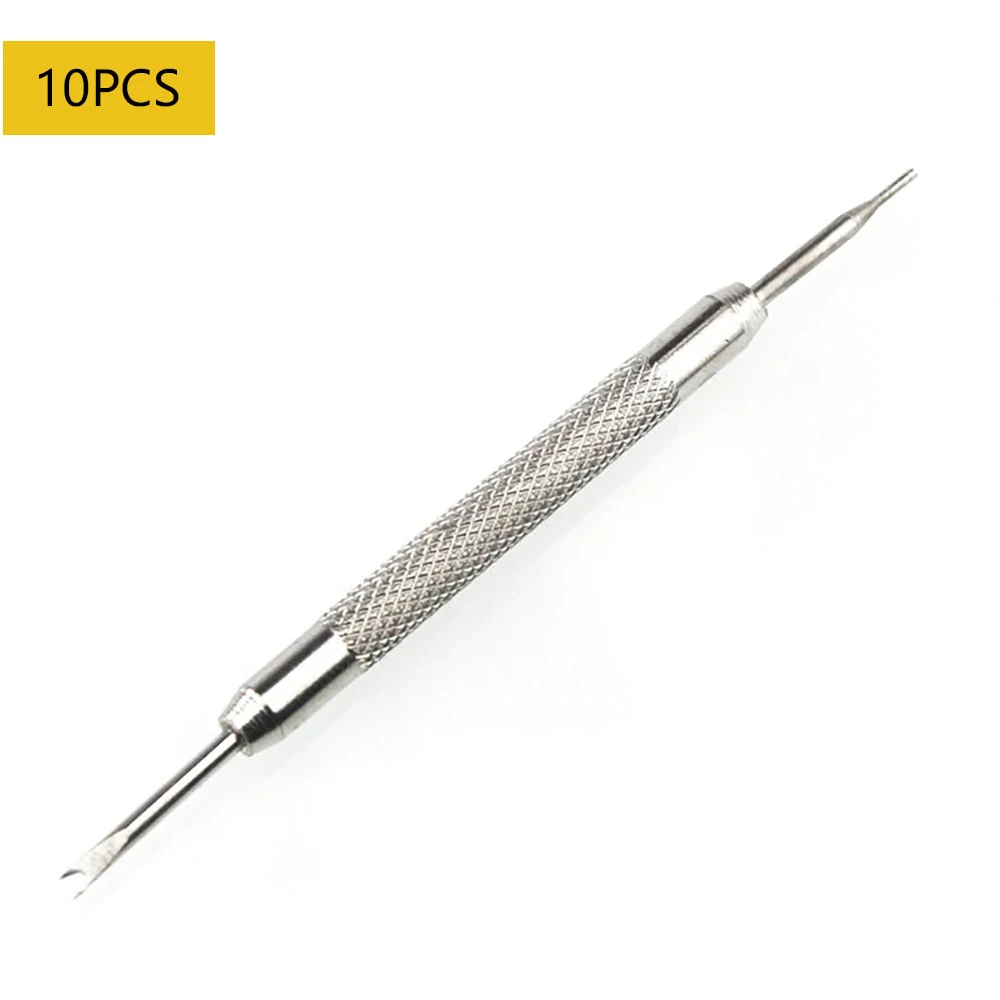 

10Pcs Metal Watch Band Repair Tools Stainless Steel Bracelet Watchband Opener Strap Replace Spring Bar Connecting Pin Remover