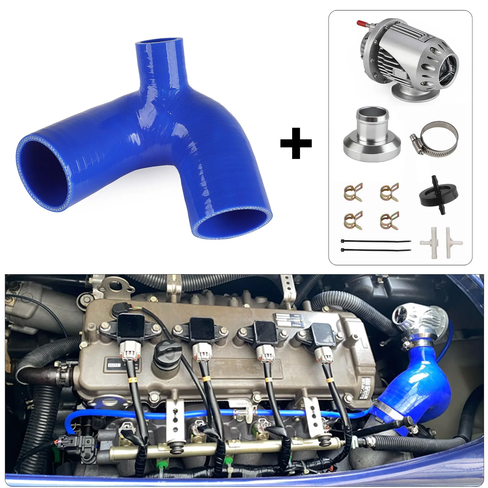 

Синий 5 мм 0,19 "толщина турбо силиконовый комплект шлангов интеркулера для Yamaha BOV WAVERUNNER FZR FZS SV00-SHO FX аксессуары для мотоциклов