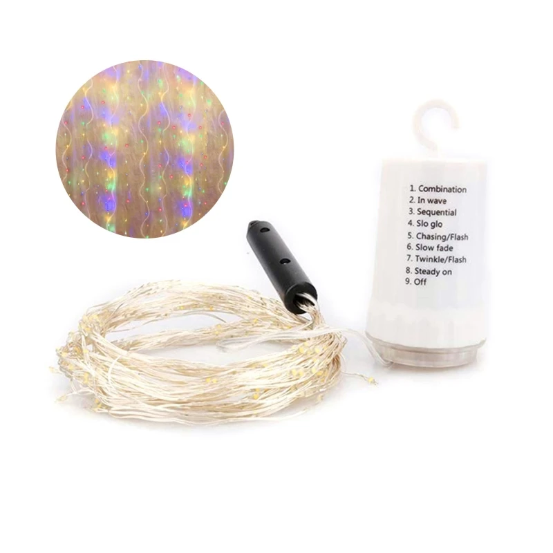 

Светодиодная сказочная гирсветильник «Водопад», украшение на Рождество, свадьбу, вечеринку, праздничное дерево