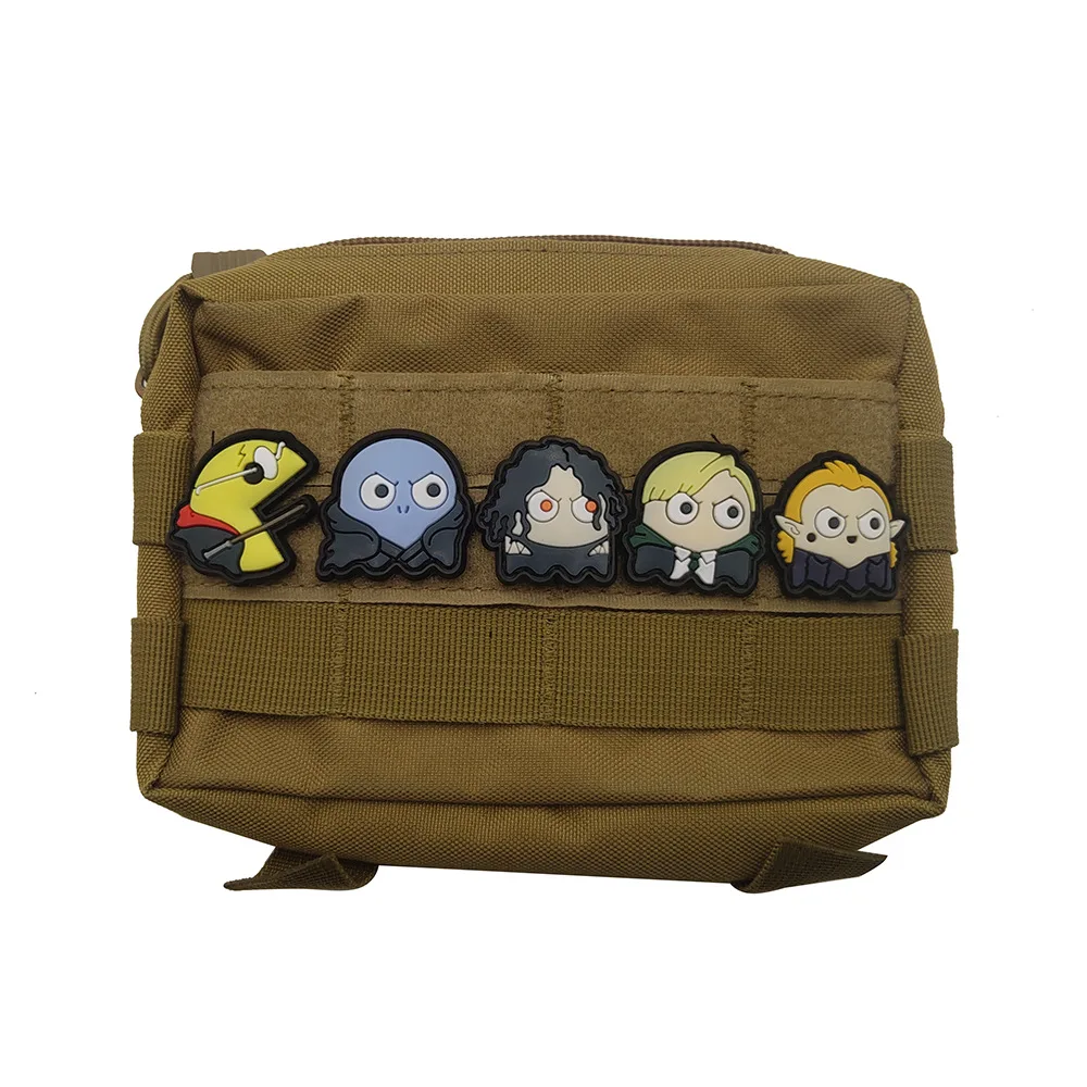 

Harriese Magician Boy Film and Television Surroundings Cartoon Doll Badge PVC Potter Velcro Bag Badge Present Creative Gifts