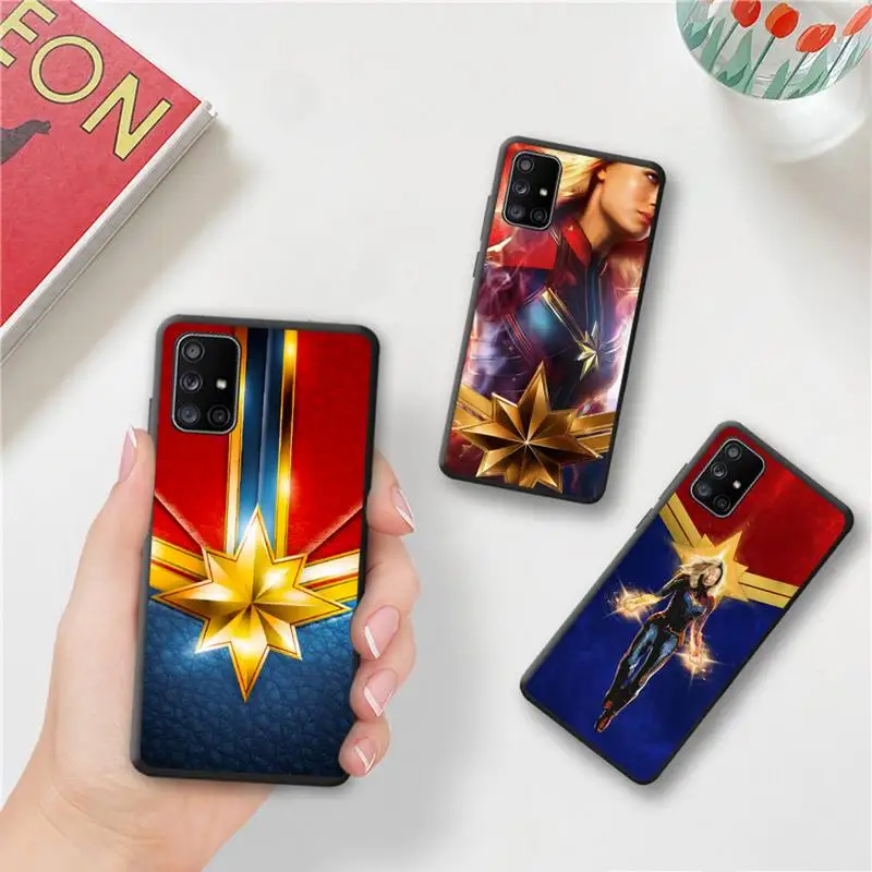 

Superhero captain marvel Phone Case For Samsung Galaxy A52 A21S A02S A12 A31 A81 A10 A30 A32 A50 A80 A71 A51 5G
