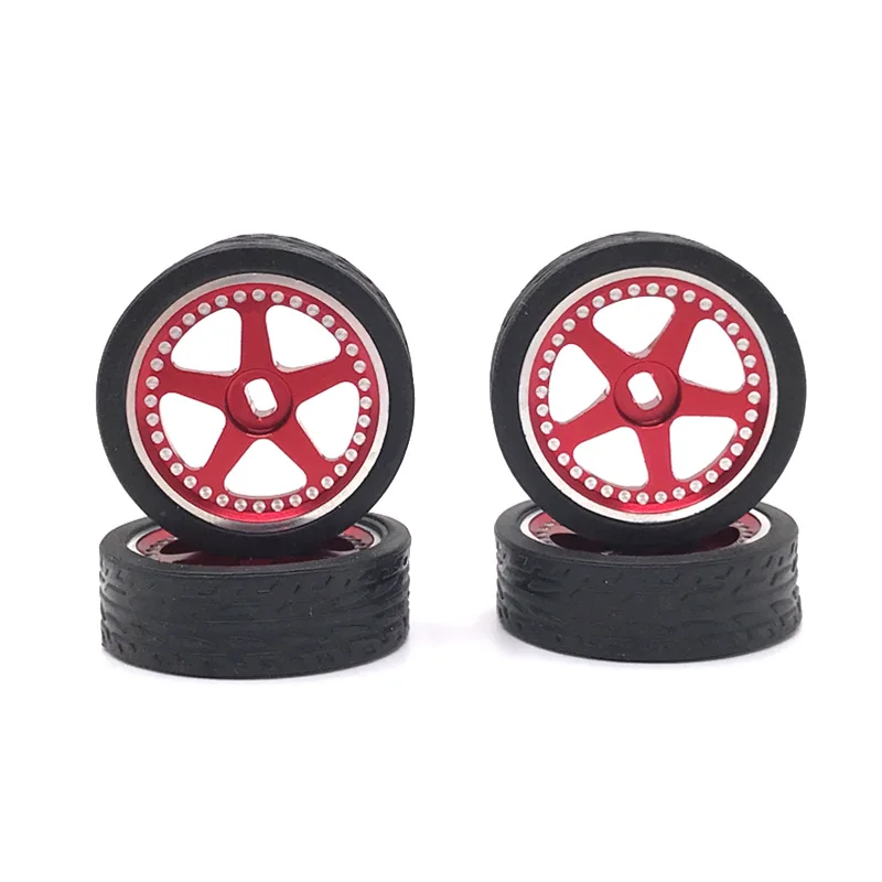 

Wltoys Jingshang Mosquito Car 1/28 Remote Control Car Upgrade 8.5mm wide and 27mm outer diameter racing wheel tires.