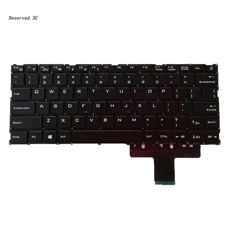 

R9CB for MECHREVO S1 S2 S3 Pro-01 Pro-02 English Laptop Keyboard,US Layout No Backlit