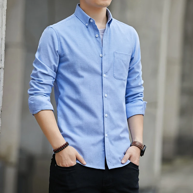

Summer Men's Polo Shirts Fashion Long Sleeve Top Casual Cotton Slim Fit Button Pocket Male Clothing Movafag