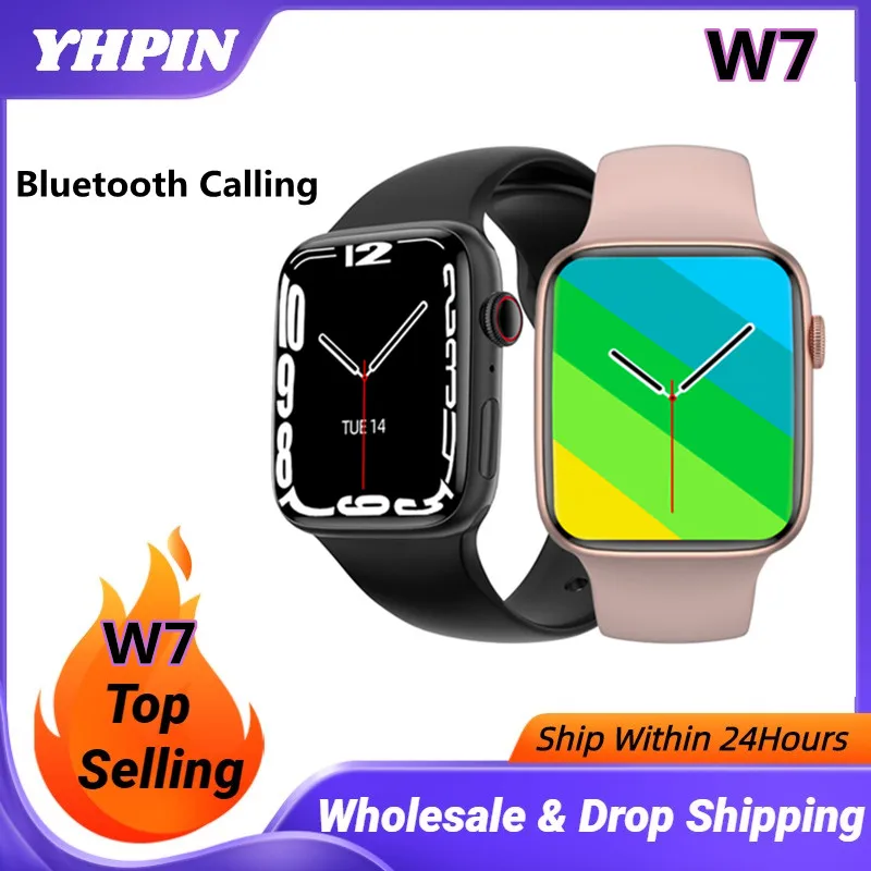 

Original New W7 Smart Watch AI Voice Assistant Smartwatch Bluetooth Call 1.8 Inch HD Screen Custom Dial Sports Watch 7 Series
