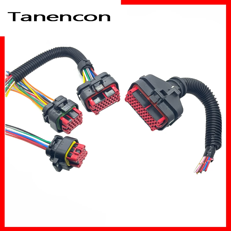 

1 Set Tyco AMP 8/14/23/35 Pin Way Female Waterproof Automotive Ecu Connector EPEC 2024 Plug 770680-1 With 30Cm Cable 776164-1