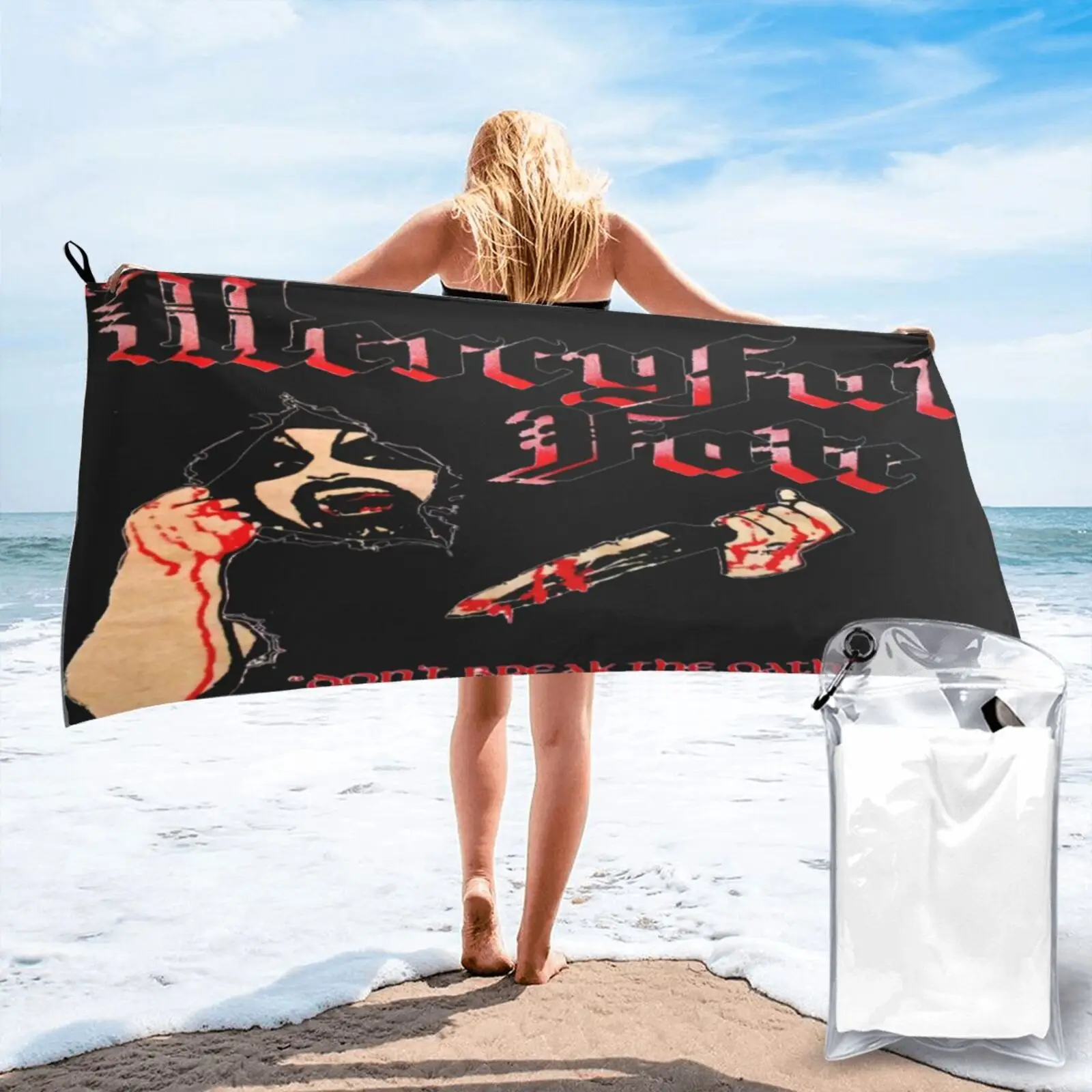 

Mercyful Fate Don't Break 5050 пляжное полотенце пляжная одежда для пляжа для дома роскошное пляжное полотенце Xxl пляжное полотенце