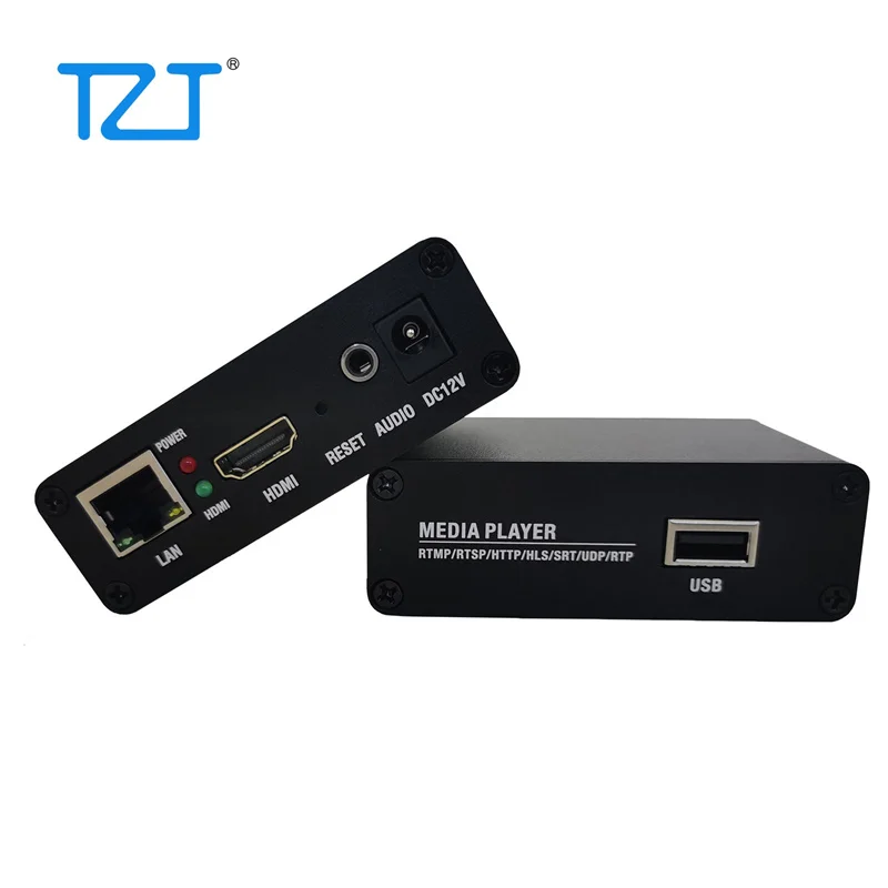 Фото USB-стример TZT для прямой трансляции видео, мультимедийный плеер с поддержкой USB, аудиоплеер ДЛЯ TS/HLS/FLV/RTSP/RTMP/RTMPS/UDP/RTP/SRT №3