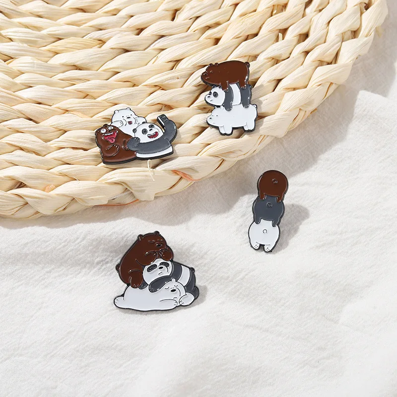 

Animal Series Creative Cute Bear Series Paint Badge Accessories Lapel Pins