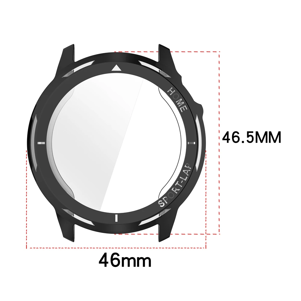 Фото Чехол для смарт-часов Huawei Watch GT Runner 2, мягкий защитный чехол из ТПУ с полным покрытием экрана, защитный бампер №5