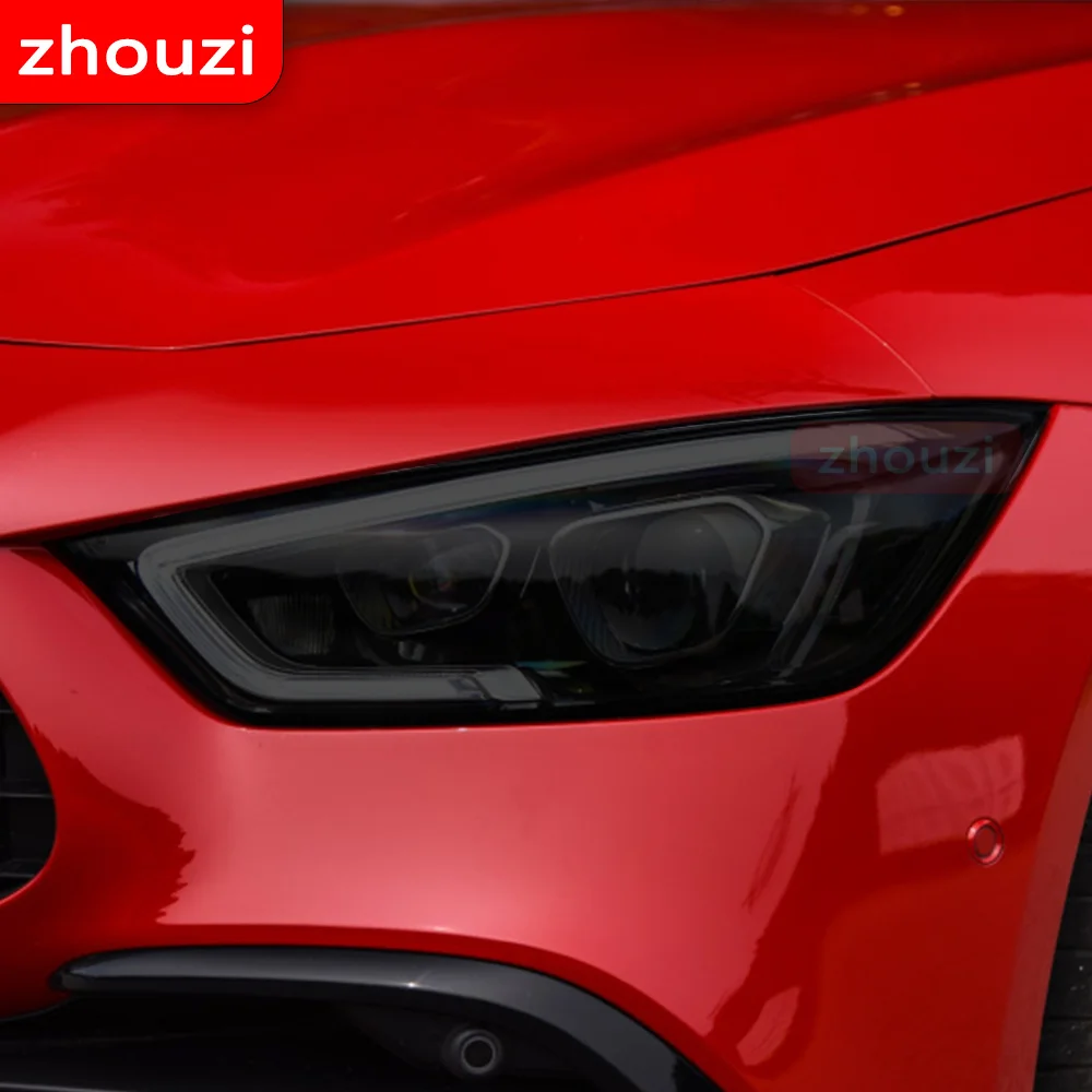 

2 шт., защитная пленка для передних фар Mercedes Benz AMG GT 2015-On