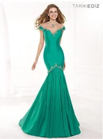 free shipping robe de soiree 2016 new hot sexy long green vestidos de festa cap sleeve mermaid formal evening elegant dresses