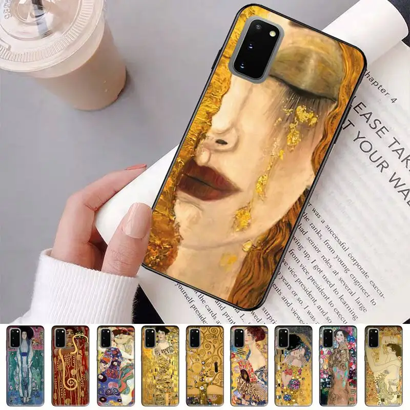 

The Kiss Gustav Klimt Painting Phone Case For Samsung Galaxy S 20lite S21 S21ULTRA s20 s20plus S21plus 20UlTRA