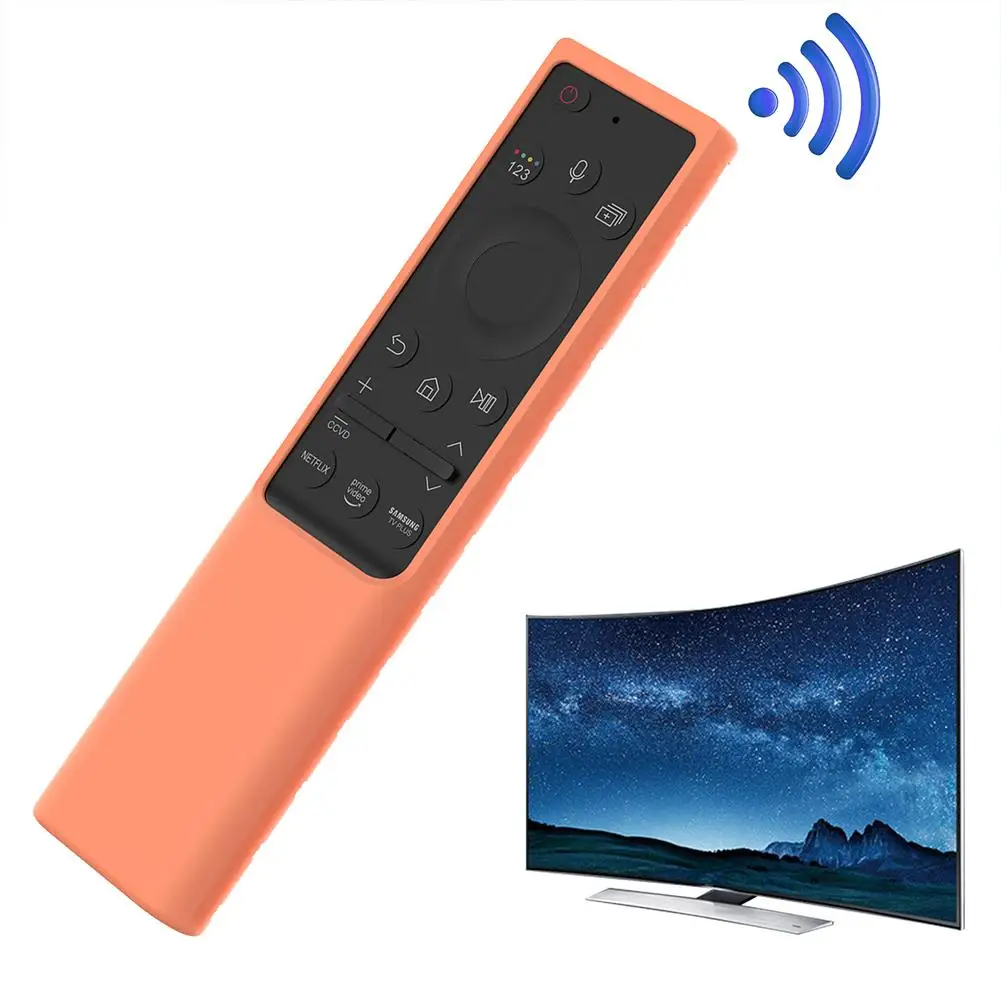 

Remote Control Silicone Sleeve Battery Back Shockproof Protective Cover With Lanyard Compatible For Samsung Bn59-01363 Bn59-0135