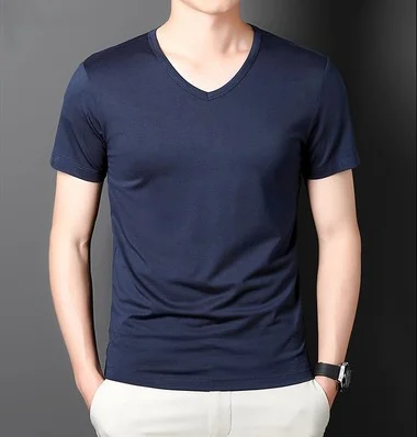 

Новинка 2547-40,18, рубашки, однотонная тонкая нижняя рубашка, летняя Броня