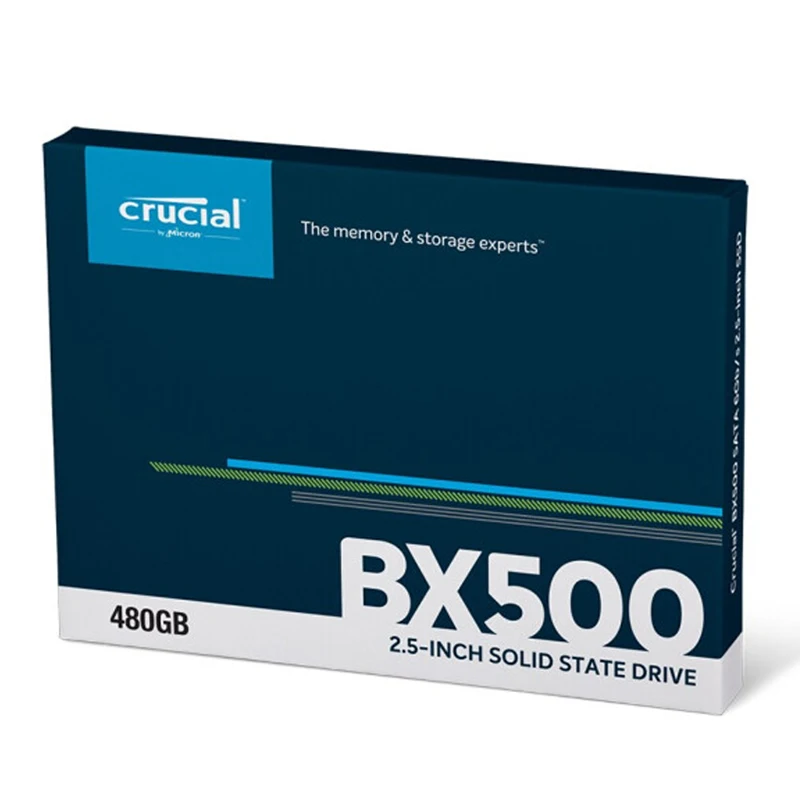  SSD-накопитель Crucial BX500, SATA3.0, 1ТБ, 2,5 дюйма 