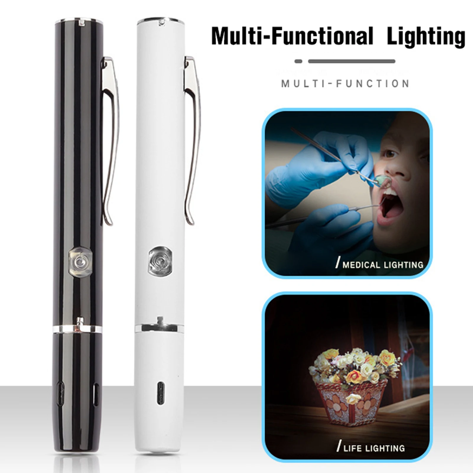 

USB Rechargeable Pen Flashlight High Lumen Pen Light Mini Pocket Torch Waterproof Mini LED Pocket Flashlight For Home And